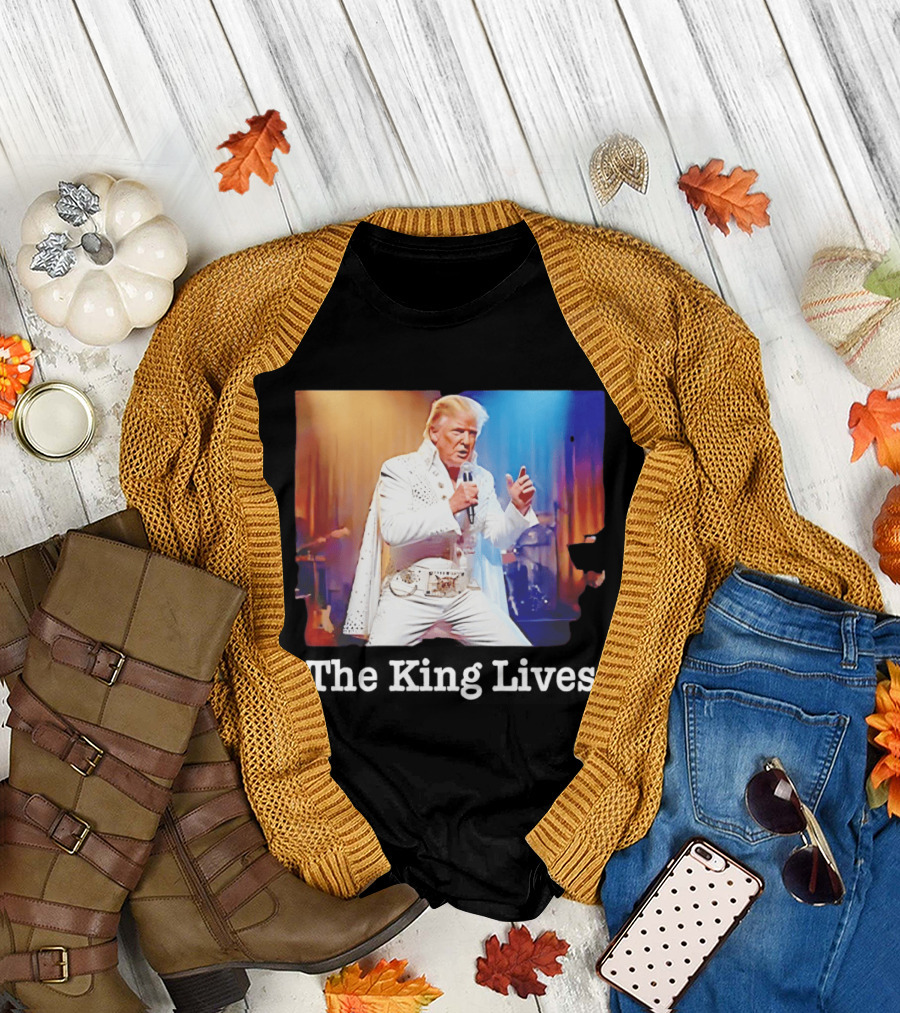 The King Lives Trump Trump Elvis Presley Performance T-Shirt