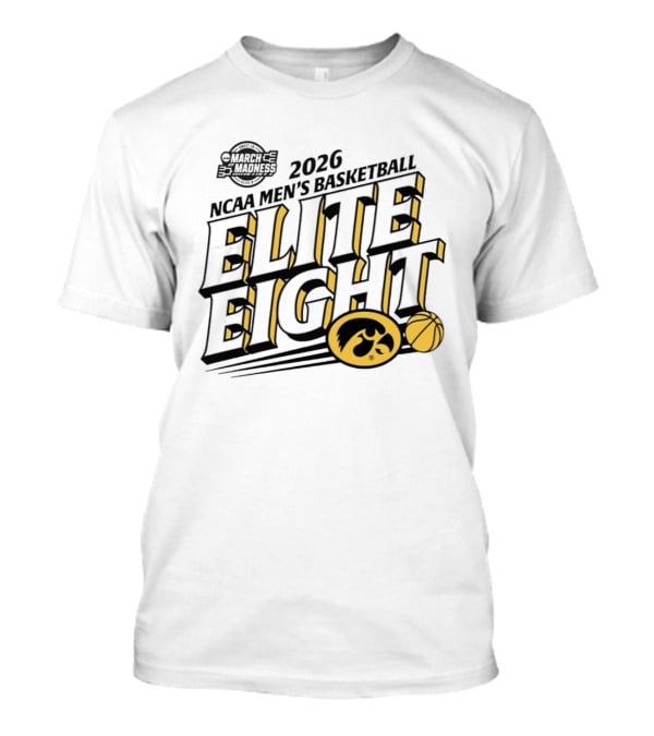 2026 Iowa NCAA Men's Basketball March Madness Elite Eight T-Shirt