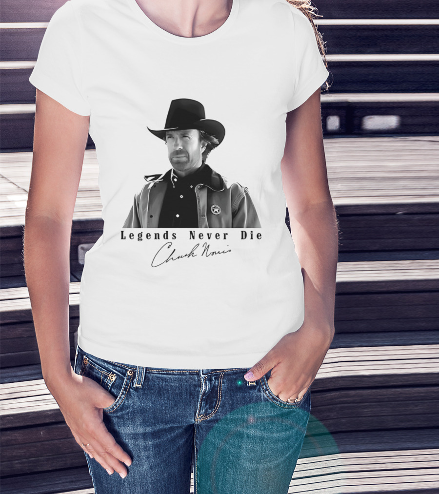 Legends Never Die Chuck Norris 2026 T-Shirt