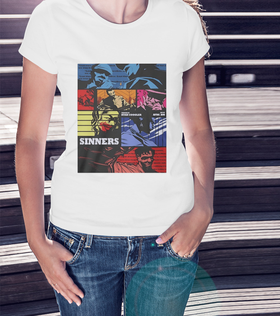 Sinners Ryan Coogler Cowboy Bebop Art By AFS BM T-Shirt