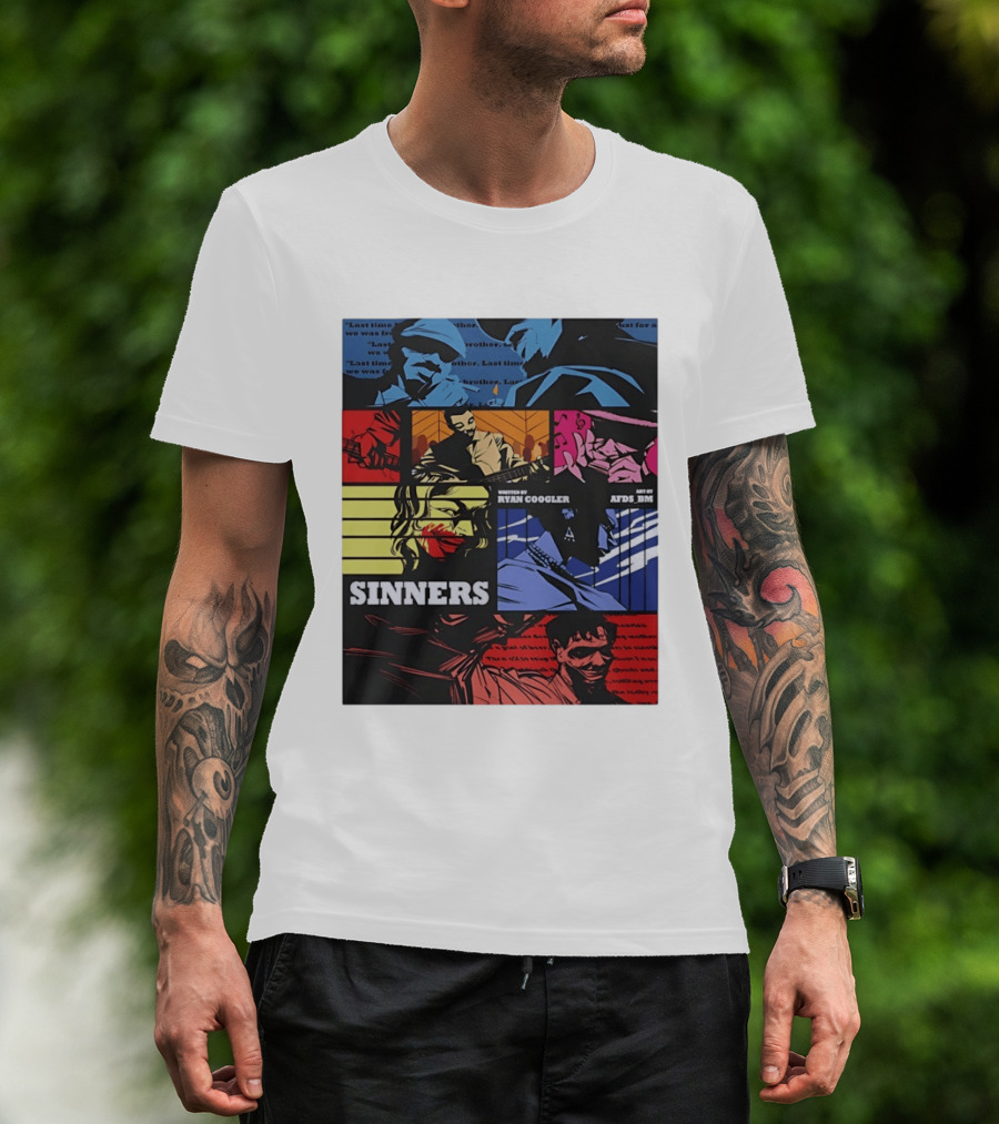 Sinners Ryan Coogler Cowboy Bebop Art By AFS BM T-Shirt
