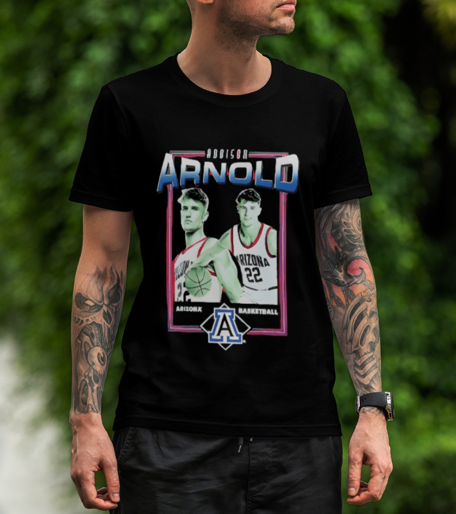 Arizona Wildcats Arnold 22 Basketball Player Sports Team T-Shirt