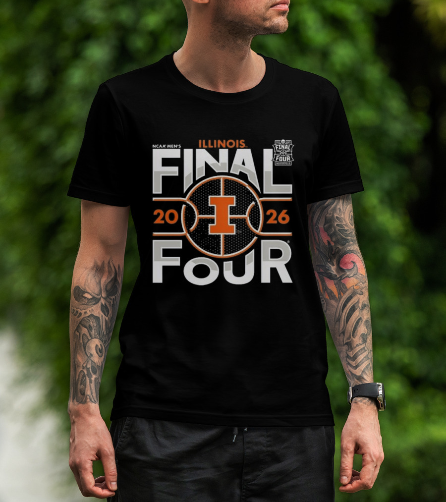 Illinois Basketball 2026 Final Four NCAA Men's Tournament T-Shirt
