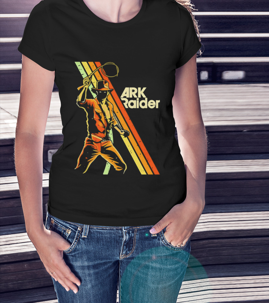 Indiana Jones Ark Raider Retro Whip Adventure T-Shirt