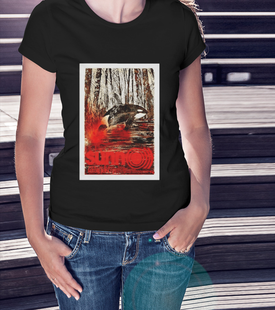 Sunn O Tour 2026 Orca Geary Theatre San Francisco Concert T-Shirt