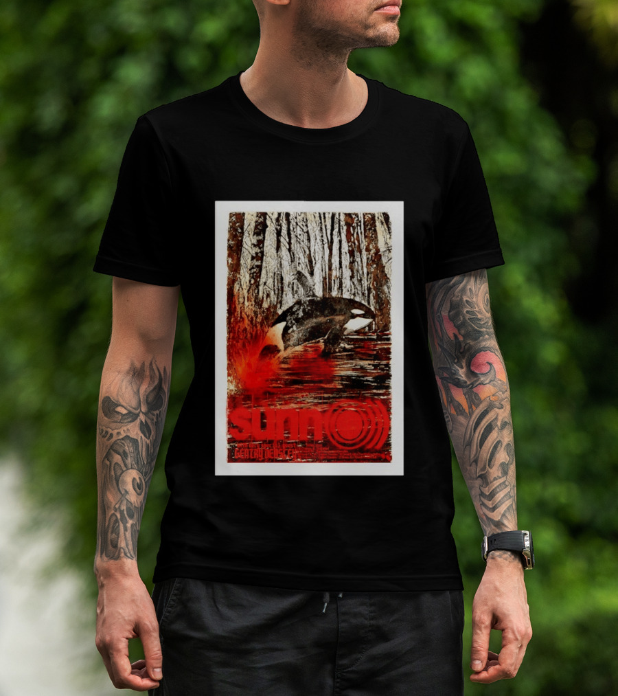 Sunn O Tour 2026 Orca Geary Theatre San Francisco Concert T-Shirt