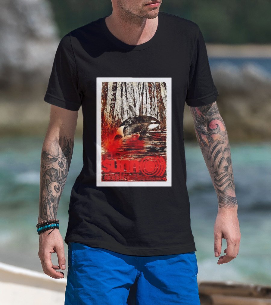 Sunn O Tour 2026 Orca Geary Theatre San Francisco Concert T-Shirt