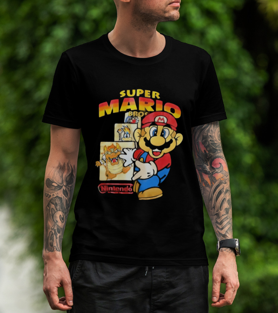 Super Mario Bowser Challenge Pixel Adventures T-Shirt