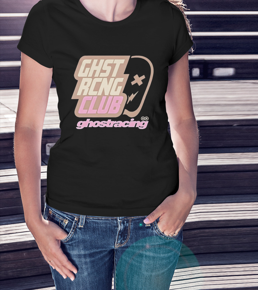 Ghost Racing Club Ghostracing Ghost Tracing Travis Pbc T-Shirt