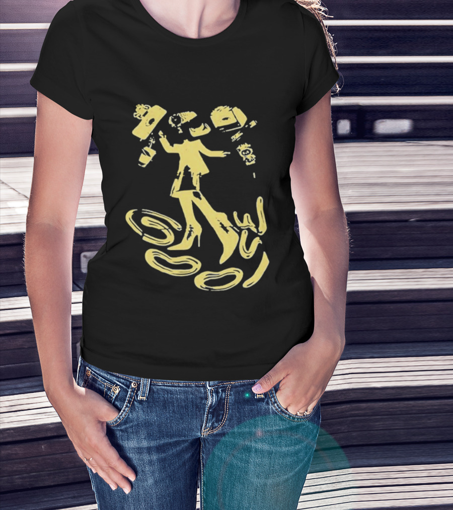 Goose Jam In The Streets Neon Yellow Coffee Dance T-Shirt