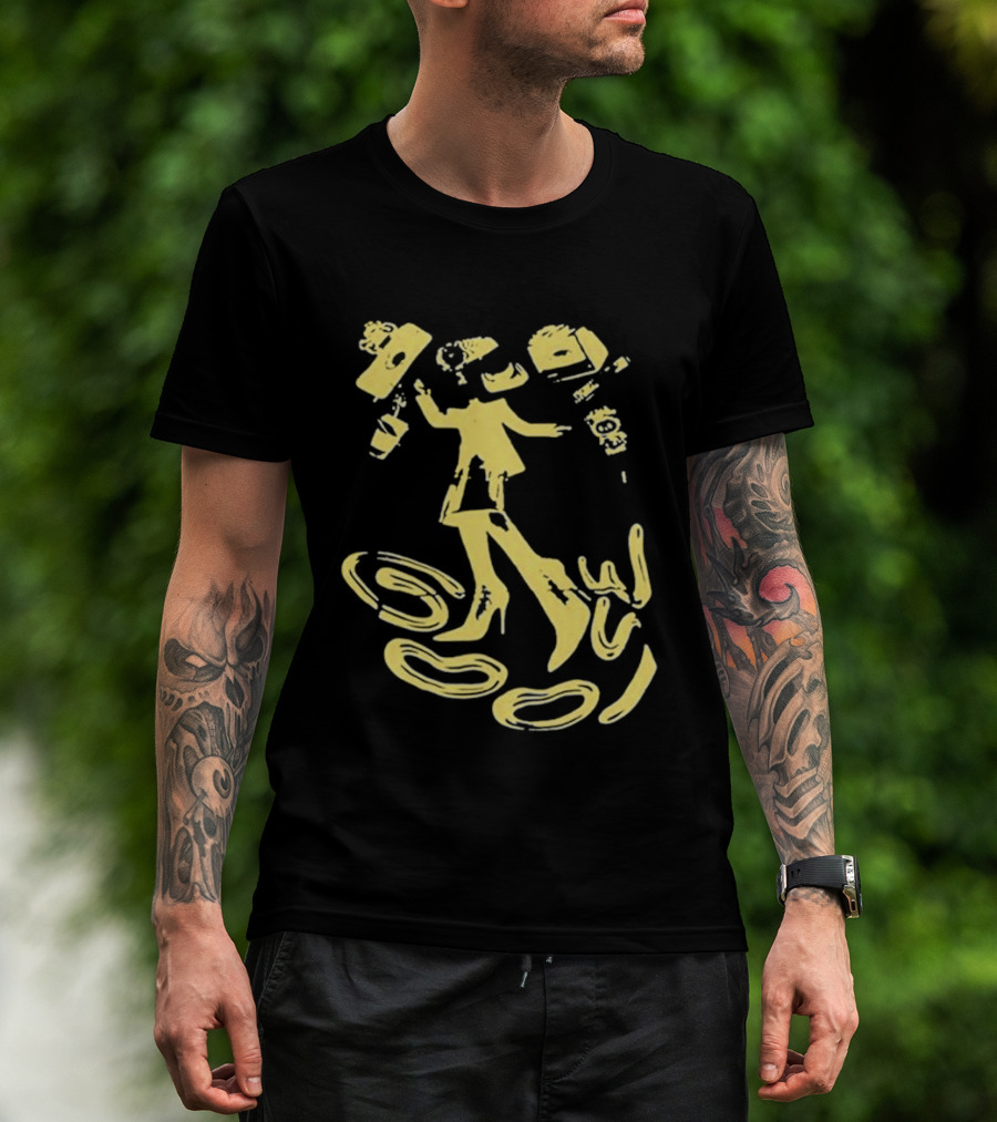Goose Jam In The Streets Neon Yellow Coffee Dance T-Shirt