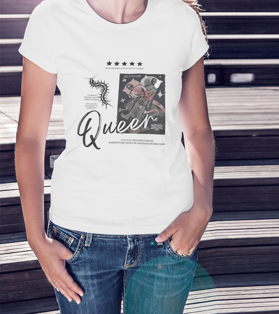 Queer D'une Richesse Enivrante Et Intense Luca Guadagnino Movie Based On Novel By Williams Burroughs T-Shirt