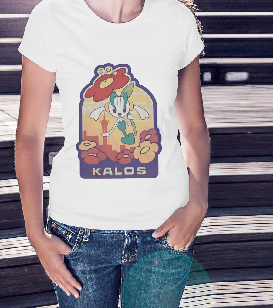Floette Kalos City Skyline Explore T-Shirt