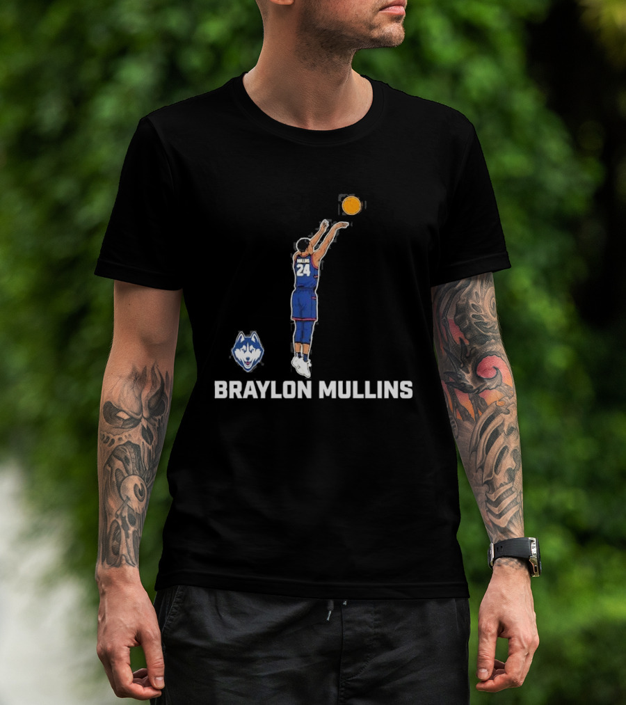 Braylon Mullins UConn Huskies 2026 Game Winner Vs Duke March Madness T-Shirt