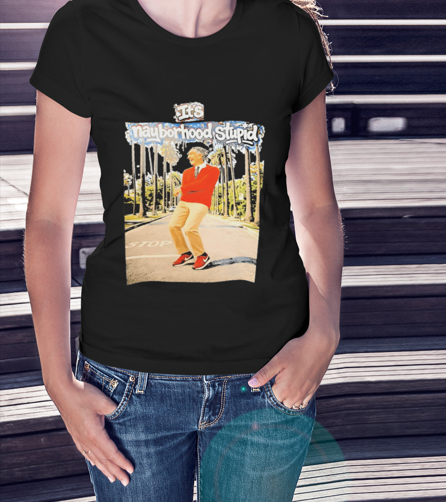 Mister Rogers Primitive Skateboarding It's Nayborhood Stupid T-Shirt
