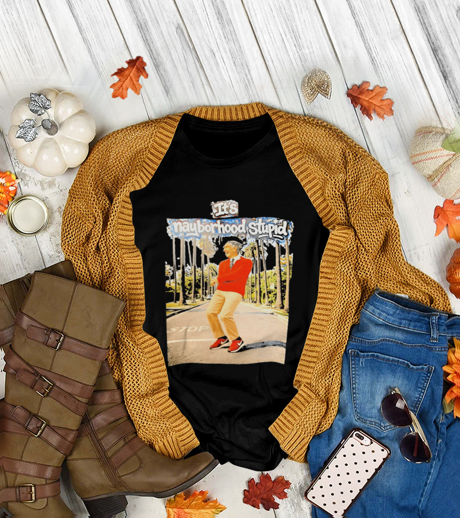 Mister Rogers Primitive Skateboarding It's Nayborhood Stupid T-Shirt