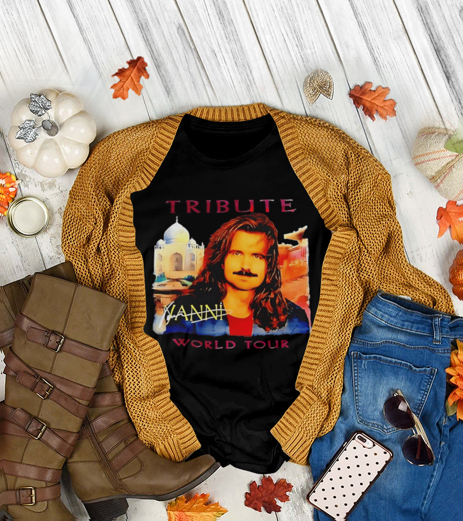Yanni Tribute World Tour Taj Mahal T-Shirt