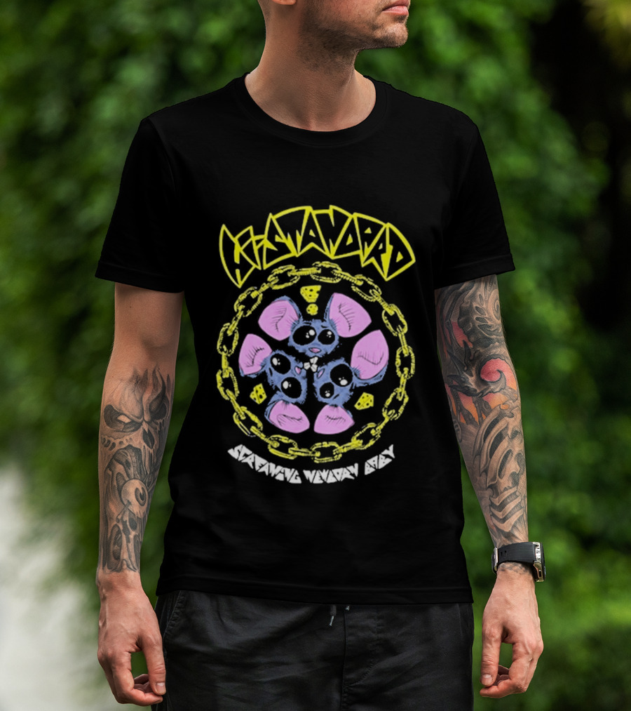 Hi Standard Screaming Newbody Baby Tour 2026 Chain Neon T-Shirt