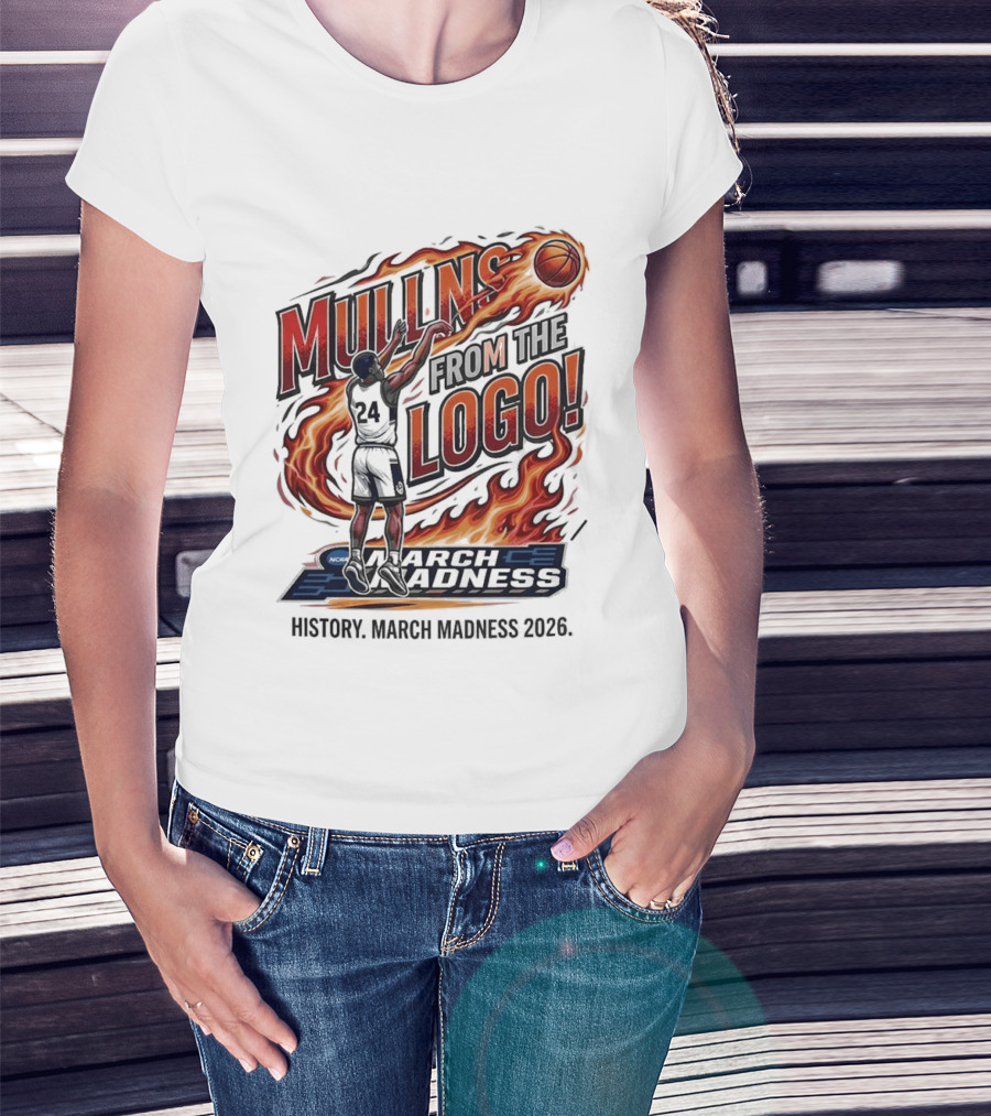 Mullins From The Logo March Madness 2020 History T-Shirt