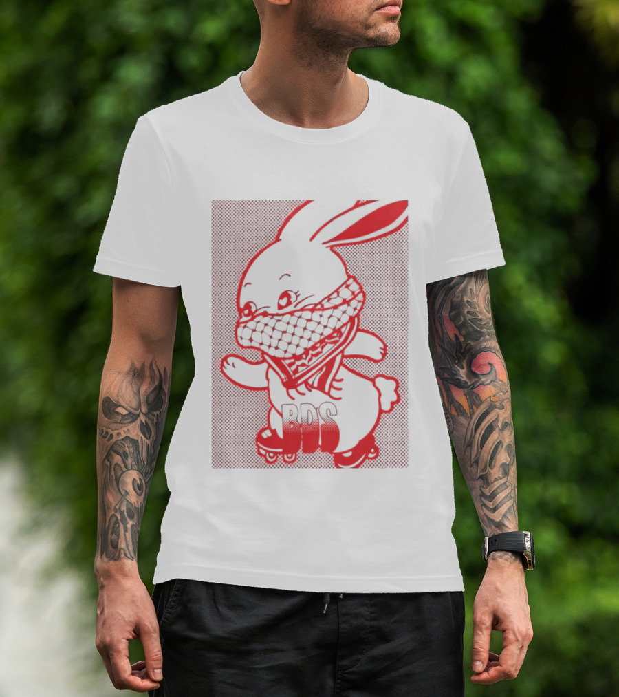 Skater Bunny BDS Vintage Roller Skates T-Shirt
