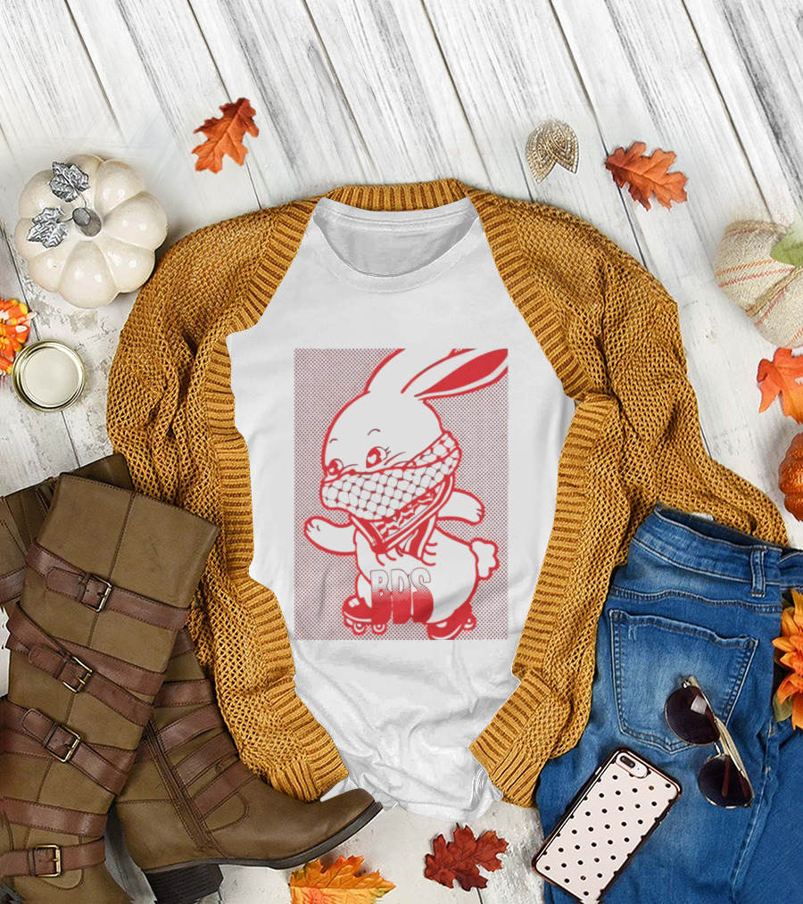 Skater Bunny BDS Vintage Roller Skates T-Shirt