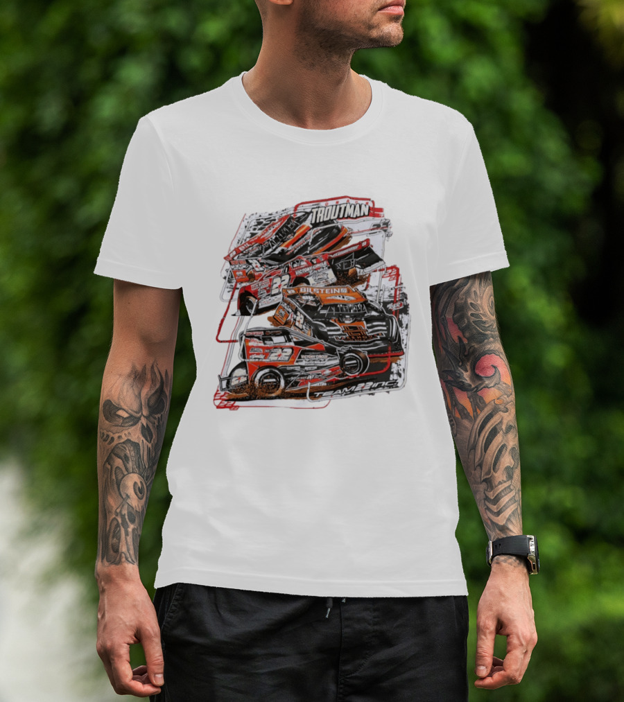 Drake Troutman 22 Racing Bilstein Team 22 Inc Victory Circle T-Shirt