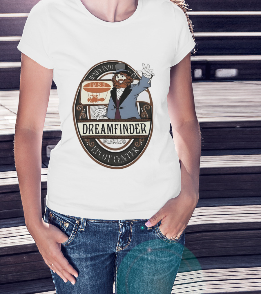 Journey Into 1983 Dreamfinder Epcot Center T-Shirt