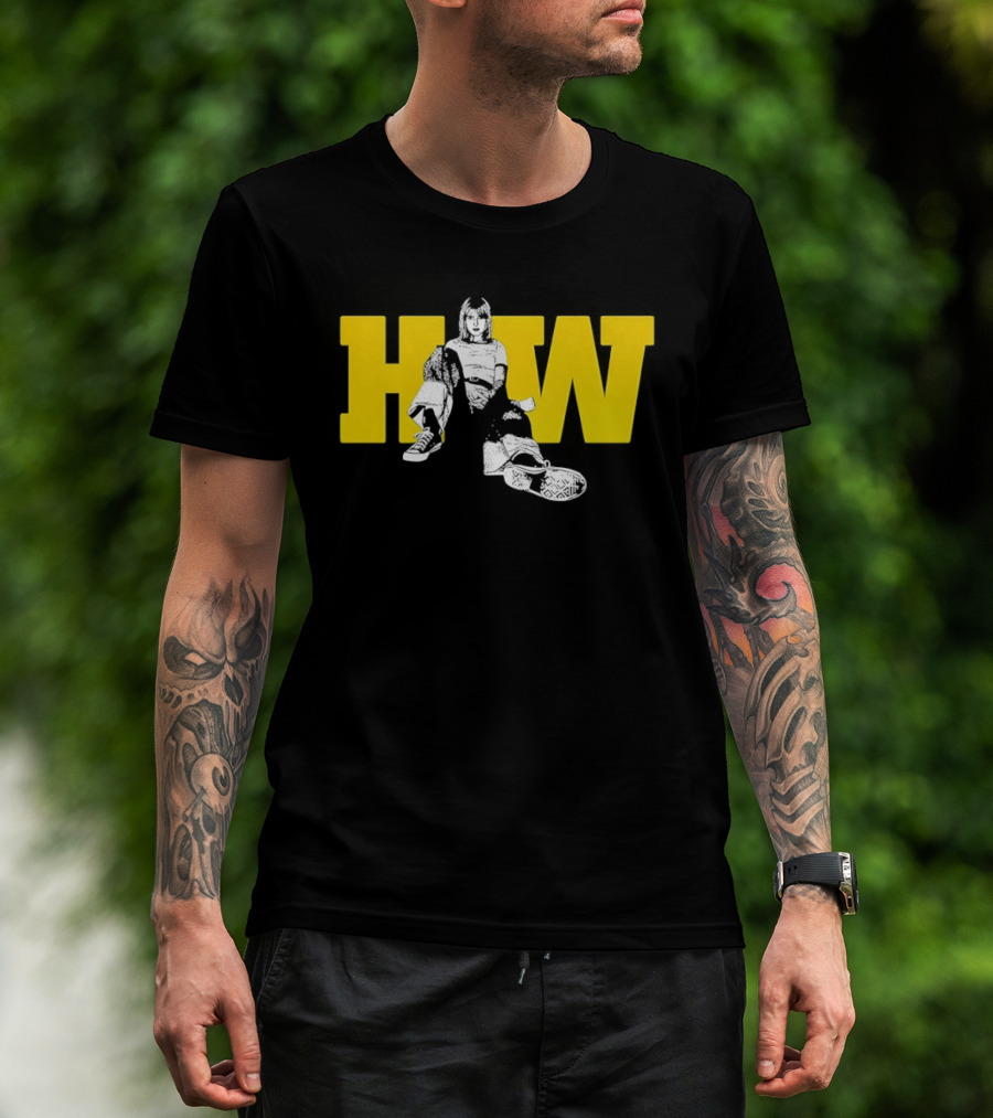 Hayley Williams HW Yellow Bold Letters T-Shirt