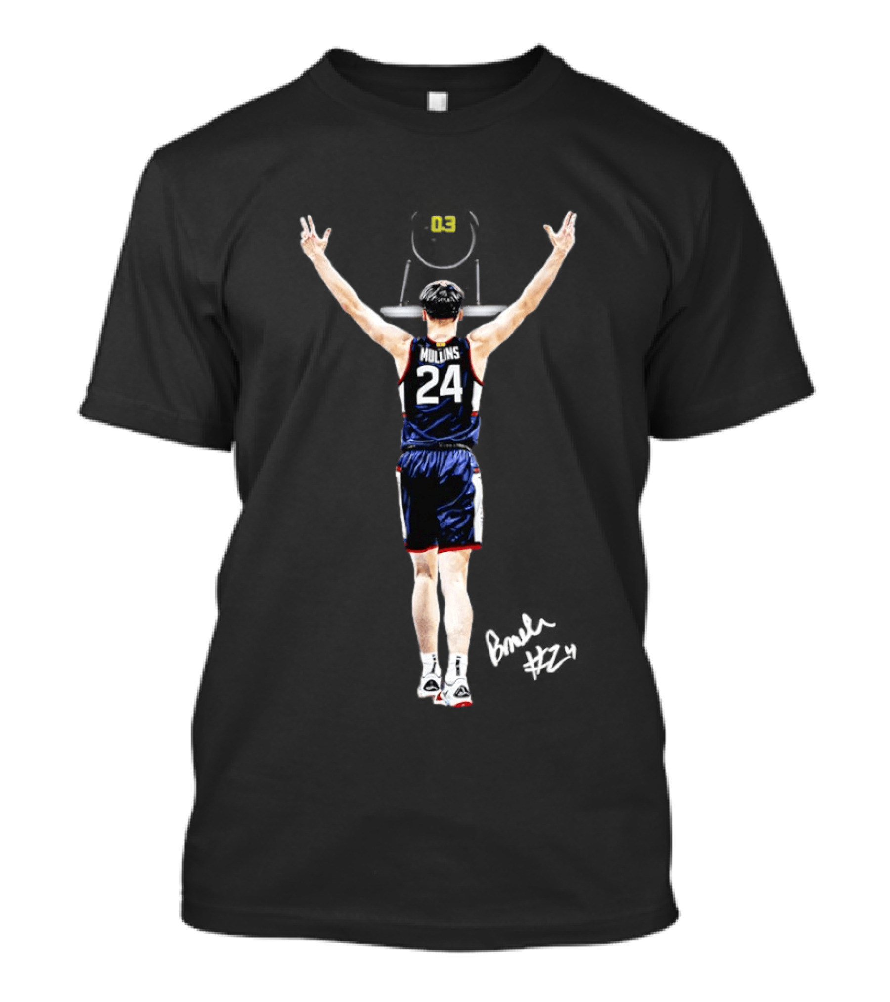 Braylon Mullins UConn Huskies Basketball NCAA Final Four Champion T-Shirt