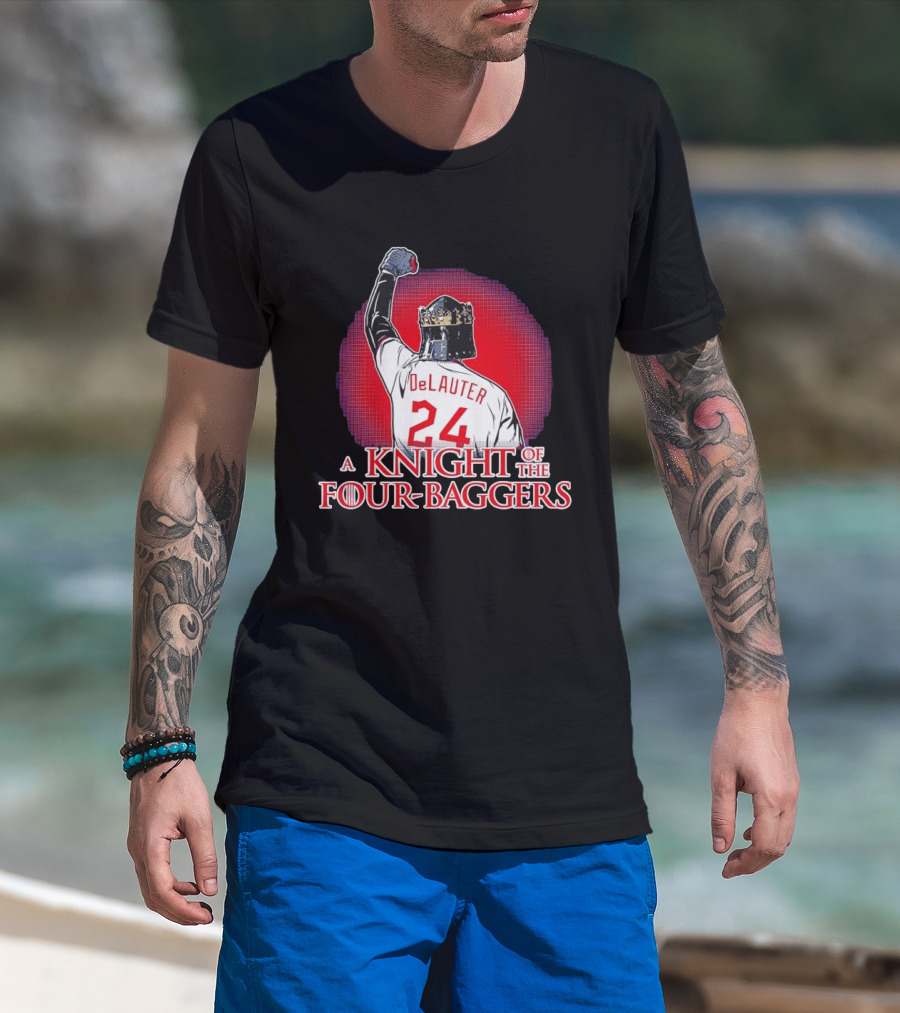 Chase DeLauter 24 A Knight Of The Four Baggers T-Shirt