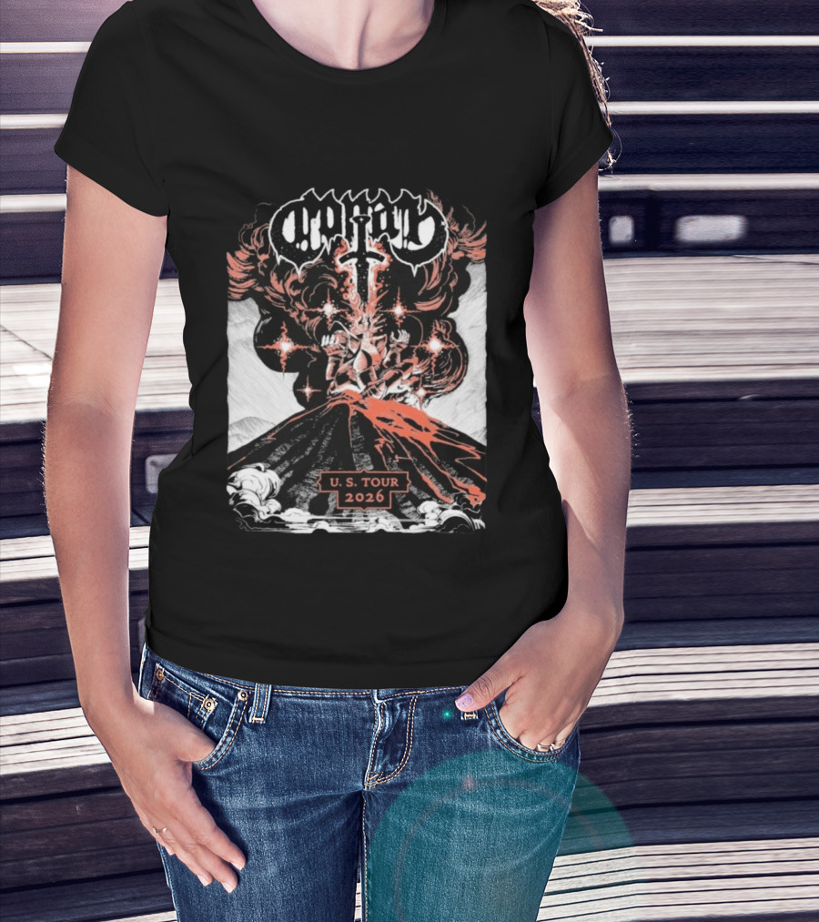 Conan Band U.S. Tour 2026 Explosive Lava T-Shirt