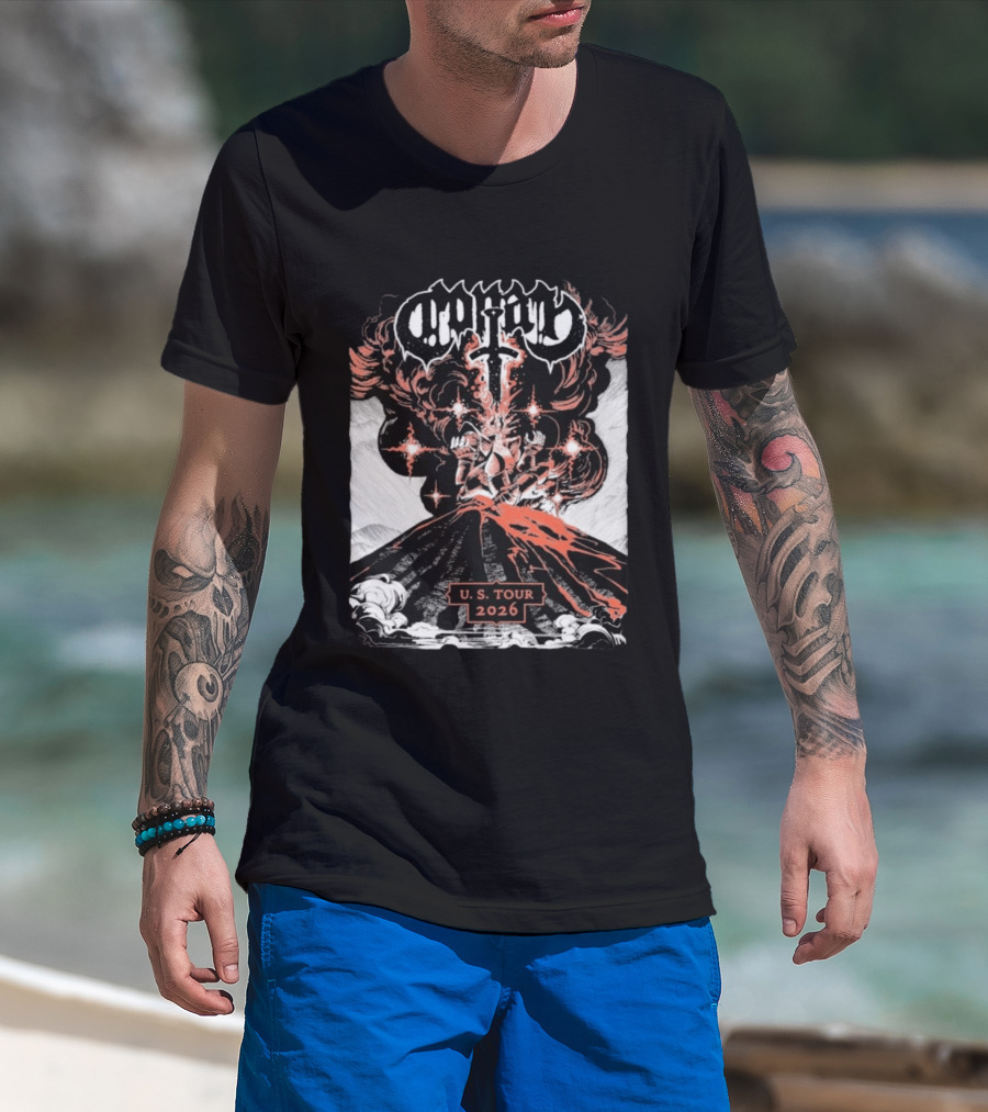 Conan Band U.S. Tour 2026 Explosive Lava T-Shirt