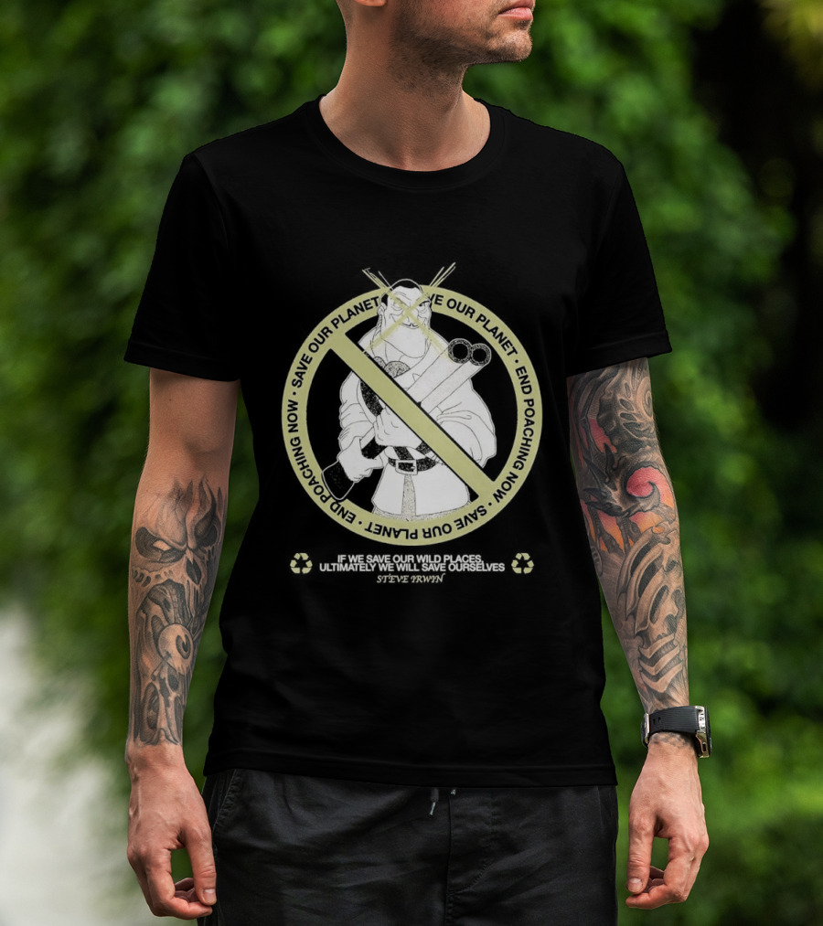 Percival C McLeach The Rescuers Down Under End Poaching Now Save Our Planet T-Shirt