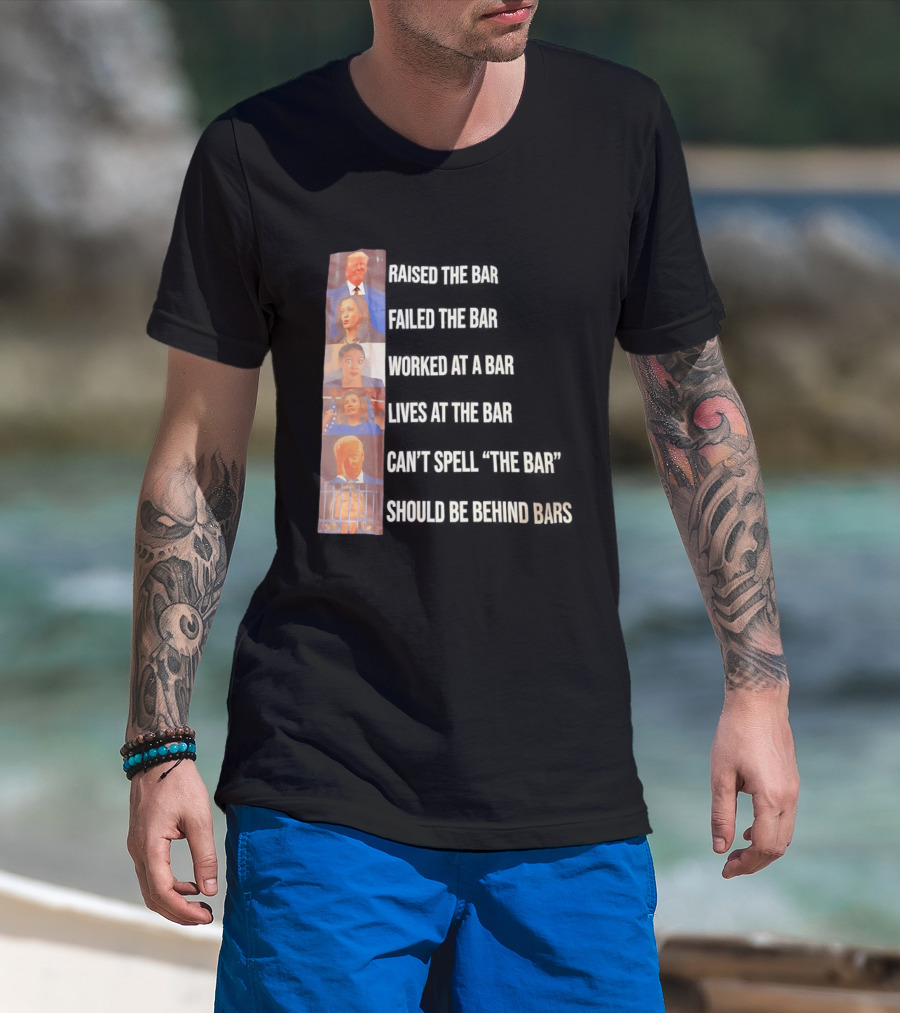 Assholes That Belong In Prison Kamala Harris Alexandria Ocasio Cortez Nancy Pelosi Joe Biden Hillary Clinton T-Shirt