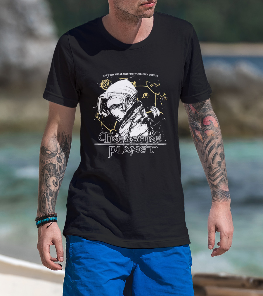 Jim Hawkins Treasure Planet Take The Helm And Plot Your Own Course T-Shirt
