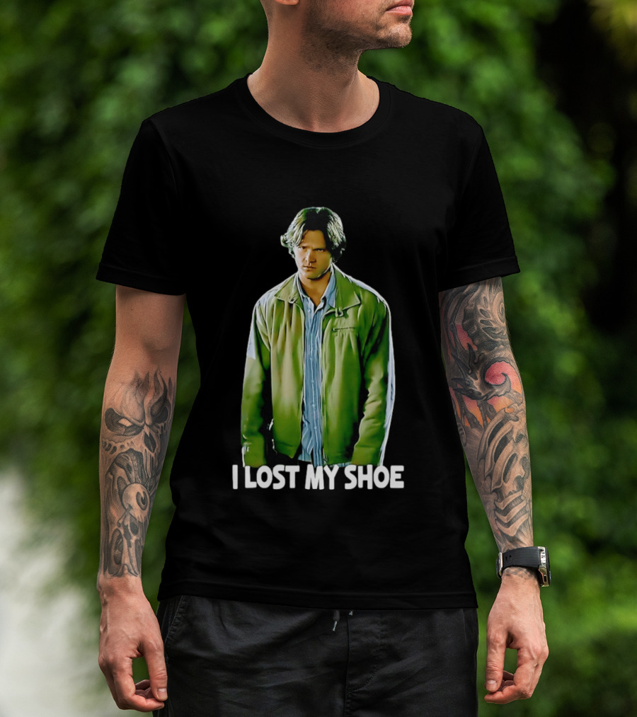 Sam Winchester I Lost My Shoe Supernatural Pop Culture Reference T-Shirt