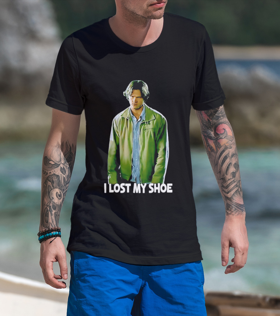 Sam Winchester I Lost My Shoe Supernatural Pop Culture Reference T-Shirt
