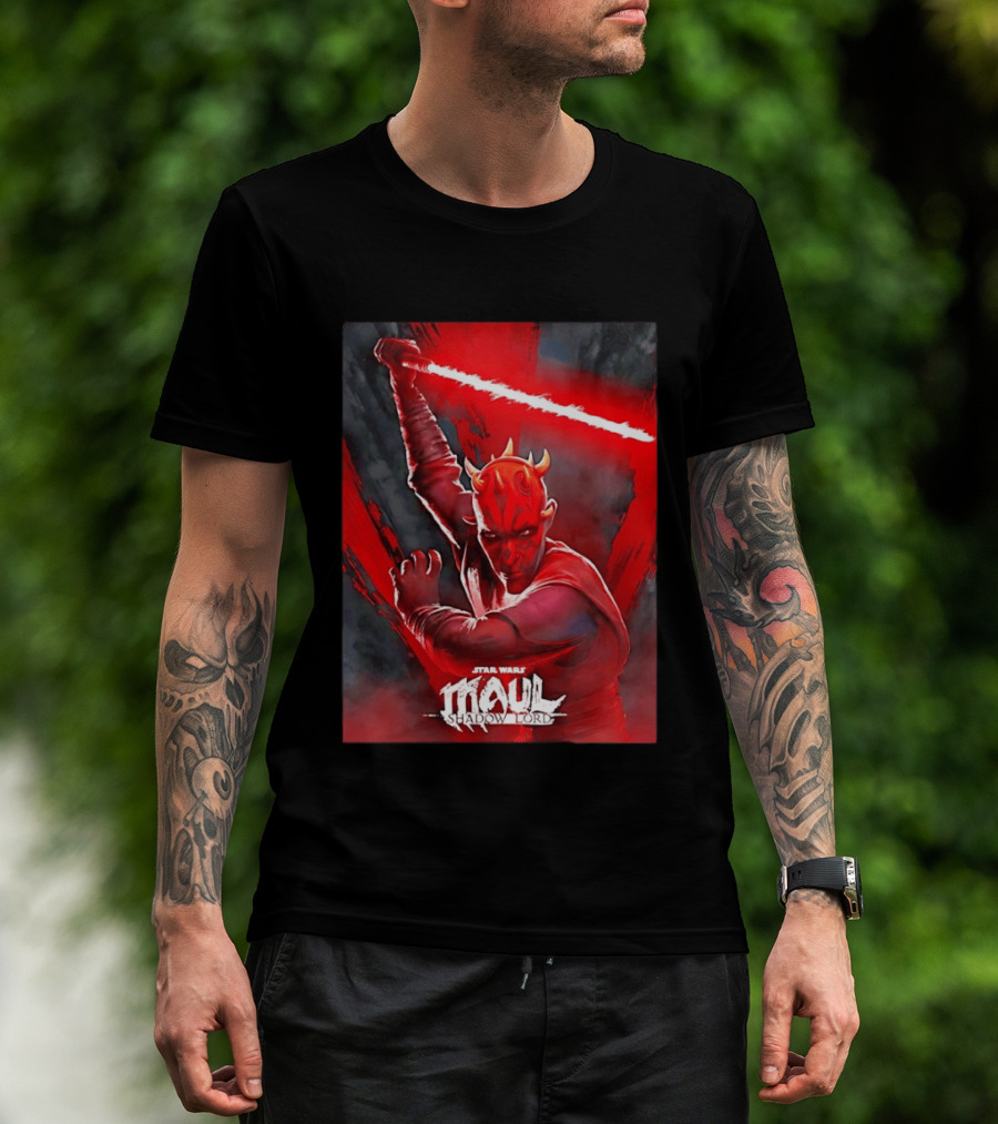 Star Wars Maul Shadow Lord Darth Maul Lightsaber T-Shirt
