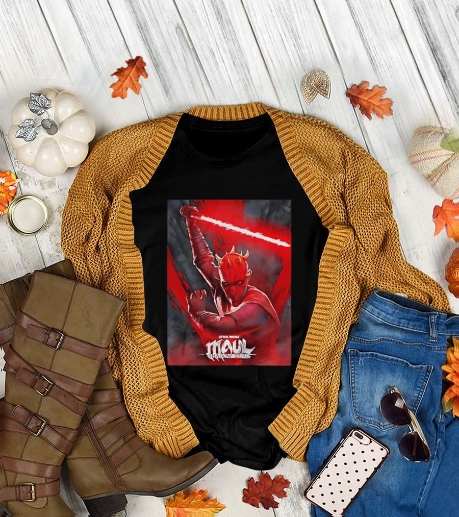 Star Wars Maul Shadow Lord Darth Maul Lightsaber T-Shirt