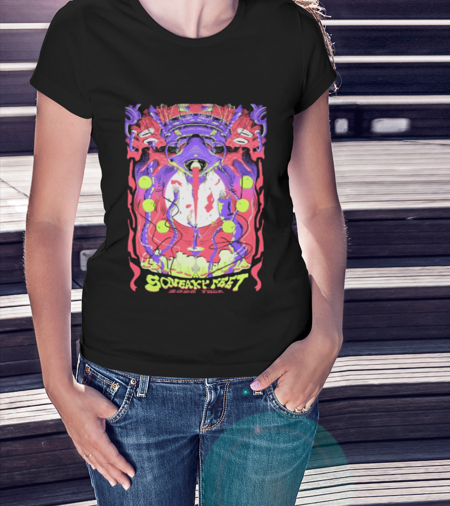 Squeaky Feet Tour 2026 Psychedelic T-Shirt
