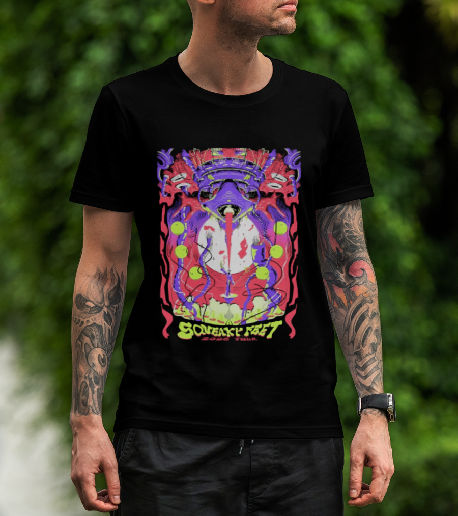 Squeaky Feet Tour 2026 Psychedelic T-Shirt