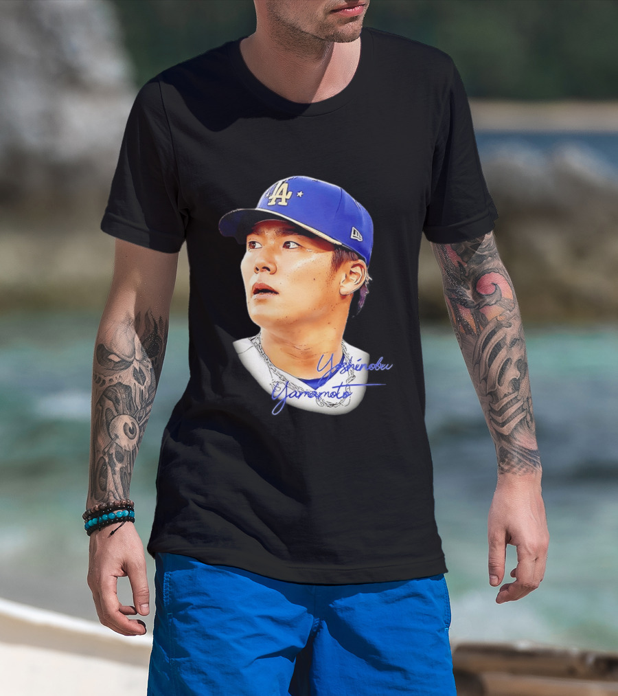 Yoshinobu Yamamoto Los Angeles Dodgers Baseball Player T-Shirt