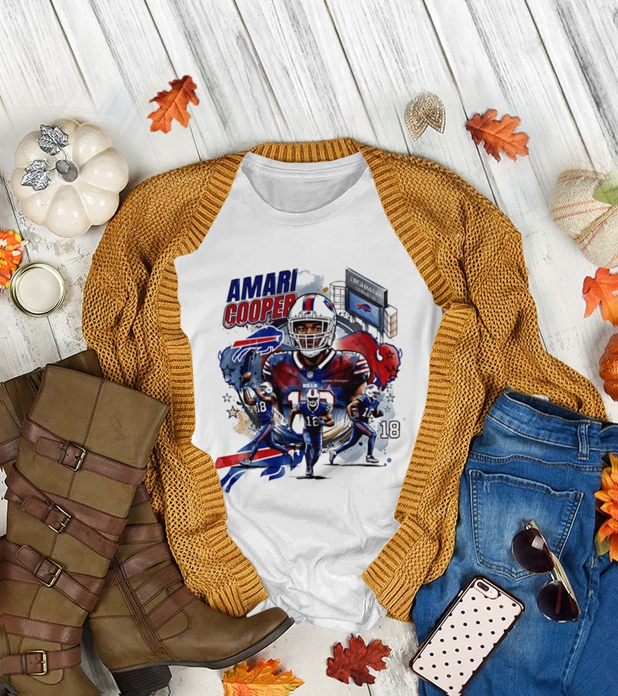 Amari Cooper Football 18 Stadium Buffalo Bills T-Shirt