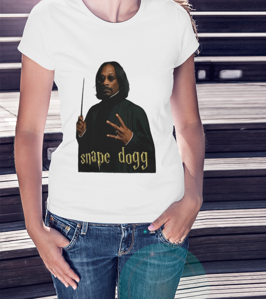 Snape Dogg Snoop Dogg Wizard Mashup Humor T-Shirt