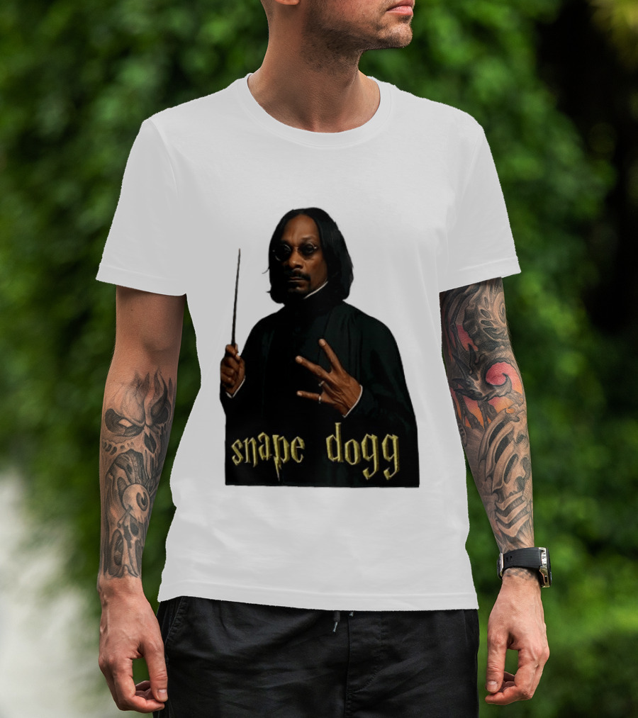 Snape Dogg Snoop Dogg Wizard Mashup Humor T-Shirt