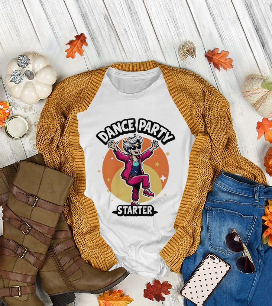 Dance Party Starter Retro Funky Dance Moves T-Shirt