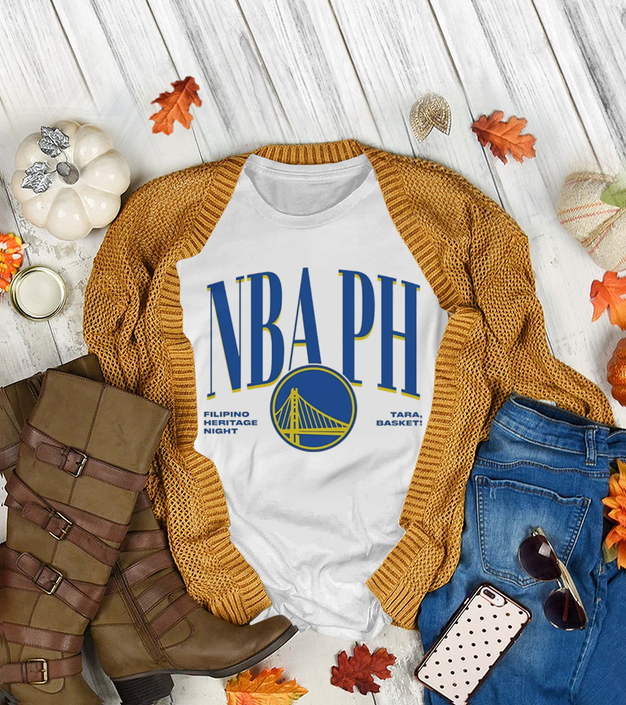 NBA Golden State Warriors Filipino Heritage Night Tara Basket T-Shirt