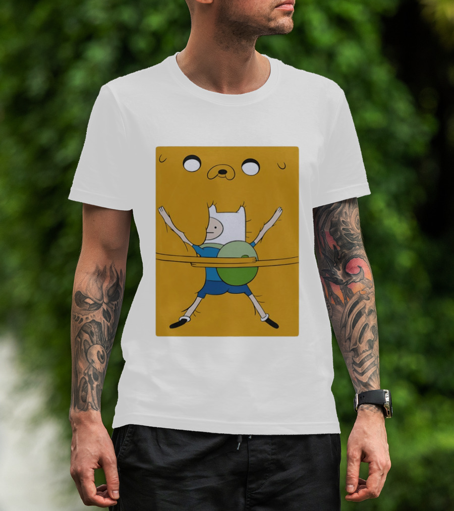 Adventure Time Finn And Jake Bro Hug T-Shirt