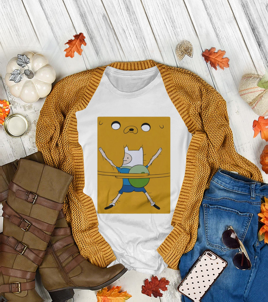 Adventure Time Finn and Jake Bro Hug T-Shirt