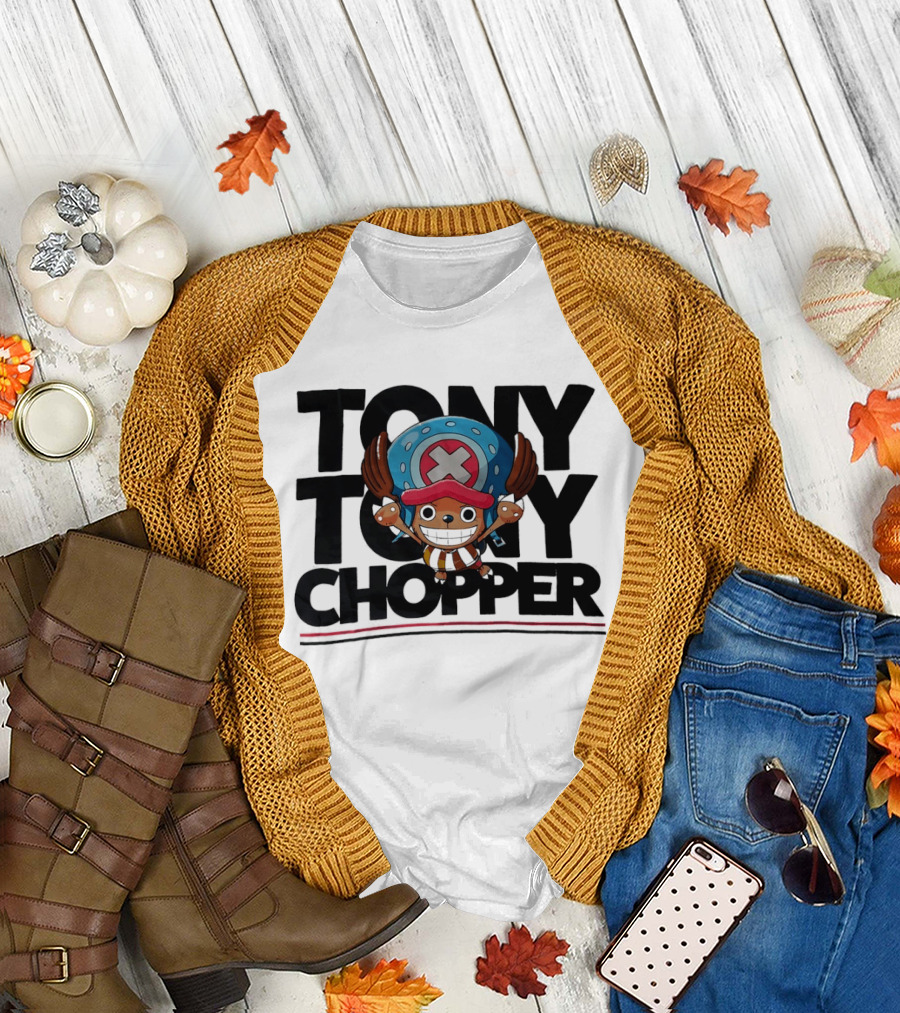 Tony Tony Chopper One Piece Iconic Character Luffy's Crew Member from Popular Anime Series T-Shirt